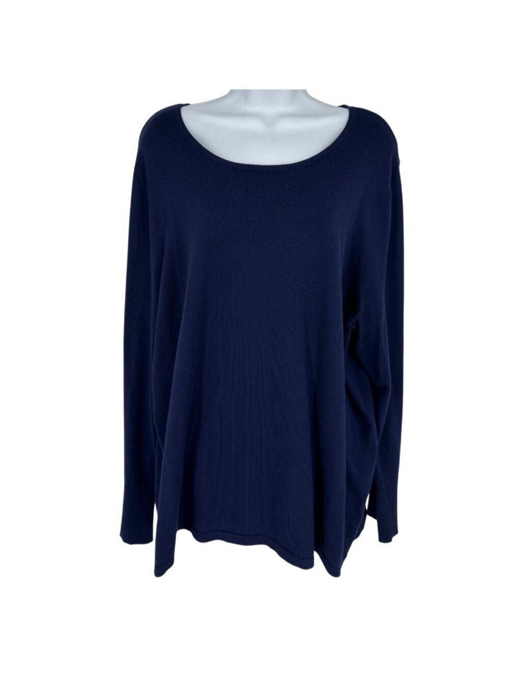 Chicos Long Sleeve with Cuff Detail Scoop Neck Sweater Women's Size 4 US XXL